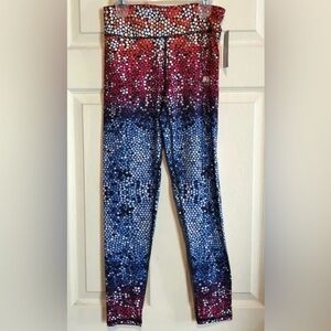 NWT Lotus Leggings Womens Size Small Mermaid Pattern Tights Leggings